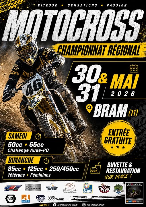 Championnat de Motocross à Bram (11)